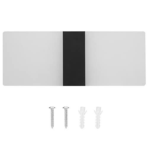LED -Wandleuchte moderne rotierbare verstellbare Acrylaluminiumlegierung Lampe für Wohnzimmer Schlafzimmer Korridor rein weiß warmes helles schwarzes weißes m l Größe (Weißes Licht (schwarzer Box von EOJDDPA