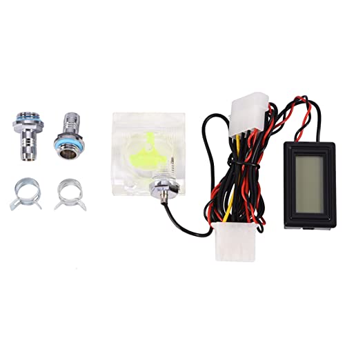 PC Wasserkühlungsströmungsmesser Digitales Thermometer Kit 3 Wege Fließ mit Echtzeit -Temperaturanzeige für Computer -Flüssigkühlsysteme Hochwertiges haltbares G1/4 -Gewinde PC Wasserkühlungsströmungsmesser Digitales Thermometer Kit 3 Wege Fließ mit Echtzeit -Temperaturanzeige für Computer -Flüssigkühlsysteme Hochwertiges haltbares G1/4 -Gewinde von EOJDDPA