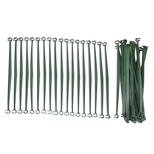 Pfahlarme für Tomatenkäfig erweiterbare Plastikpflanzenstütze Gitteranschlüsse zum Klettern von Gemüse Obst Garten 36 PCS 11,8 Zoll von EOJDDPA