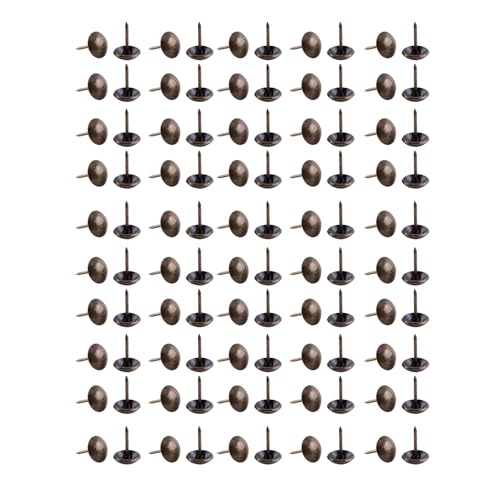 Vintage Polsternägel Bronze Metall Dekorative Tacks Bolzen Eisenmöbel Sofa Schuhtür DIY BRÜFUNGSHEITE HOME CERSTRAU 100 PC GRÜte Bronze Verschiedene Größen (13 * 17mm) von EOJDDPA