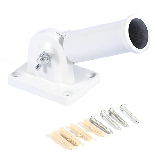 Wandmontage Verstellbarer Halterung aus Edelstahl -Stahlflagge -Pole Windsock -Basis mit Schrauben Wandmontage Verstellbarer Halterung aus Edelstahl -Stahlflagge -Pole Windsock -Basis mit Schrauben von EOJDDPA