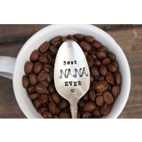 Best Nana Ever Löffel - Oma Nanna Muttertagsgeschenk Kaffeetee Eis Hand Gestempelt Vintage Besteck Geschenke Für Sie von EOJStudios