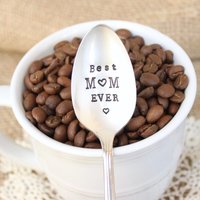 Beste Mom Ever Löffel - Muttertagsgeschenk Kaffee Tee Eis Einzigartige Geschenke Für Sie Geburtstag Ooak Mama Großmutter Schwester Tante von EOJStudios
