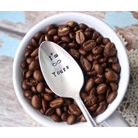 Ich Bin Für Immer Dein Löffel - Kaffee Tee Müsli Eis Hand Gestempelt Vintage Silber Platte Upcycled Geschenke Sie Ihn Infinity von EOJStudios
