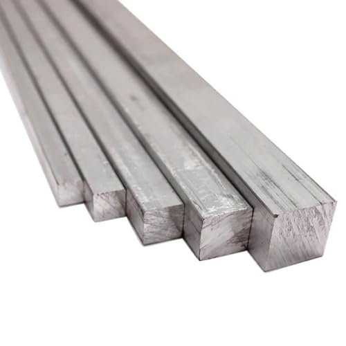 1 Stück 304ss Vierkantstange – 3 mm bis 20 mm Dicke, 100 mm Länge, polierte Oberfläche, ideal for Heimwerkerprojekte und Fertigung(8 * 8 * 100mm) von EOMO