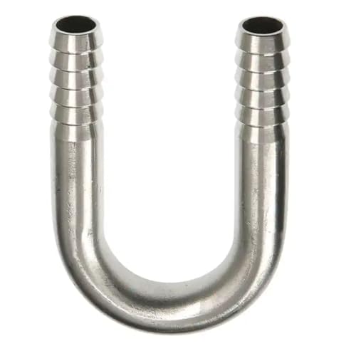 1 Stück U-förmiger Pagodenverbinder aus Edelstahl 304 for 6–25 mm Schlauchanschluss – langlebige Wasser-, Gas- und Ölrohrverschraubung(14mm) von EOMO