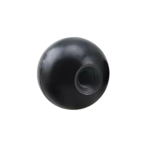 1 Stück schwarze Kugelmutter mit Kunststoffgewinde M8/M10 – langlebiger Handgriffknopf for Rändelschrauben und Bolzen(M10xD40) von EOMO