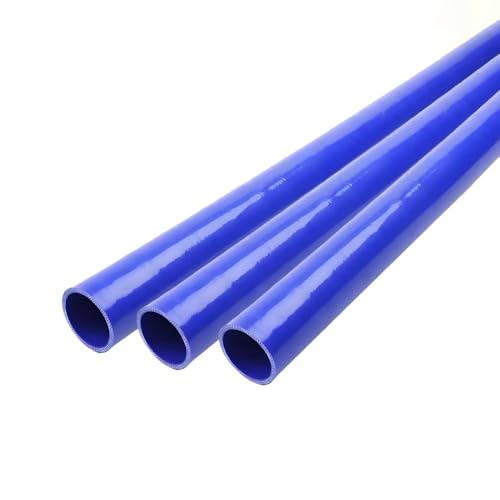 1 blauer Silikon-Kühlmittelschlauch for Ladeluftkühler und Gaseinlass – 240 °C hitzebeständig, 70–120 mm Innendurchmesser, 800 mm Länge(90mm) von EOMO