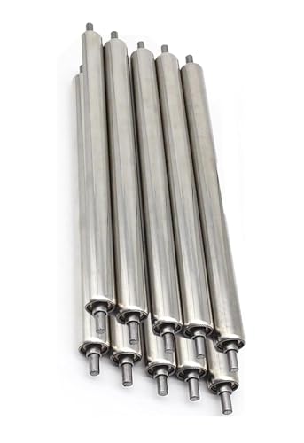 10 Stück Ersatzrollen aus Edelstahl for Fördersysteme – Industrielle Förderrollen mit einem Durchmesser von 1 bis 2 Zoll(L550MMxDia50mm) von EOMO