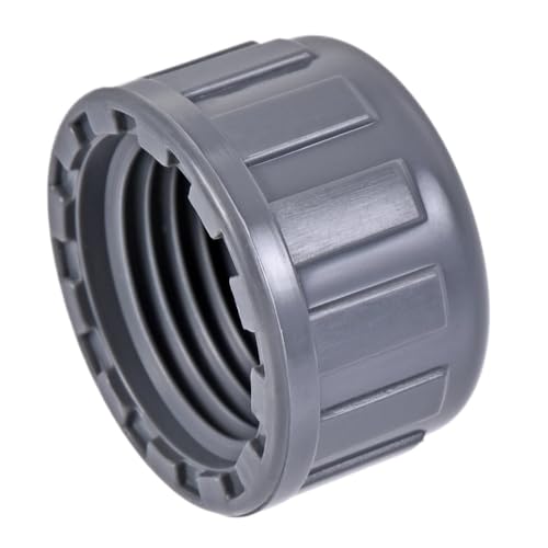 10 Stück PVC-Endkappen mit Innengewinde – 1/2PT und 3/4PT Rohrendverbinder – Weiße/Graue/Blaue PVC-Rohrverschraubungen(Gray,1/2PT) von EOMO