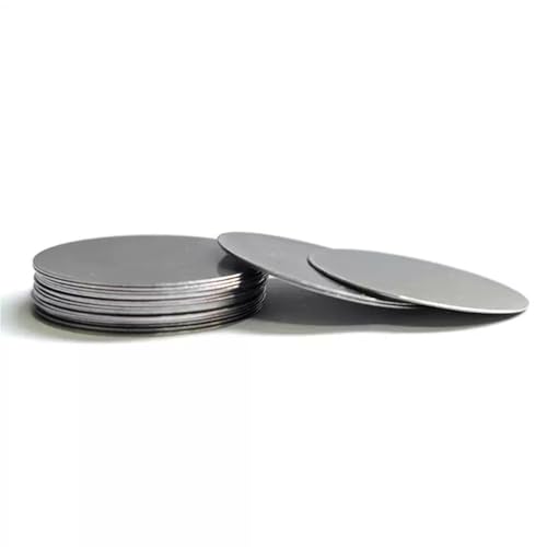 20 Stück 0,1 mm dicke ultradünne runde Scheiben aus Edelstahl 304 – nicht poröse Metallpads (18 mm bis 30 mm)(19mm) von EOMO