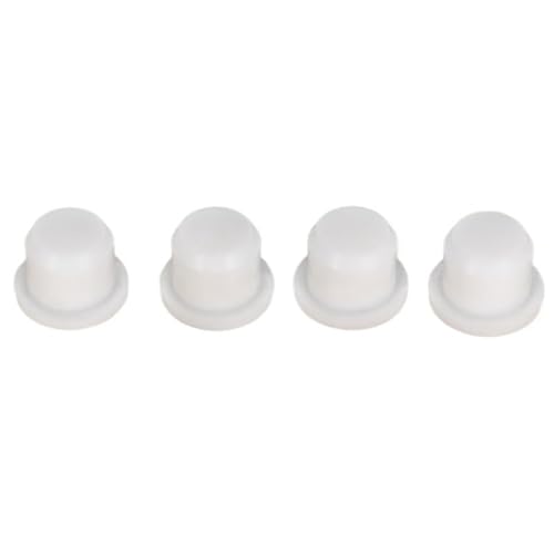 30 Stück weiße elastische Verschlussstopfen – 5,5 mm bis 9 mm runde Vollgummistopfen for den Einsatz im Labor und in der Industrie(7mm) von EOMO