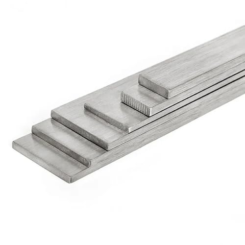 4 mm dicke Flachstahlplatte aus Edelstahl 316L – quadratische Stahlstäbe (10 mm bis 60 mm Breite, 100 mm bis 500 mm Länge) – 1 Stück(4x30x300mm) von EOMO
