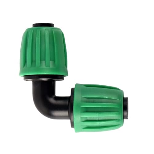 5 Stück PE-Rohrverteiler for Gartenbewässerungssysteme – Schwarz/Grüne Innengewindeverbinder for Tropfbewässerungs-Kits(Green,64.8mm) von EOMO