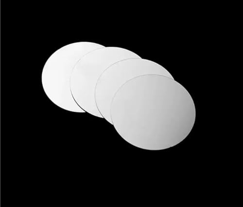 5 Stück ultradünne runde SS-Scheiben, 60 mm Durchmesser, Dickenoptionen 0,05 mm bis 0,5 mm, massiver flacher Dichtungsplattensatz(0.1mm) von EOMO