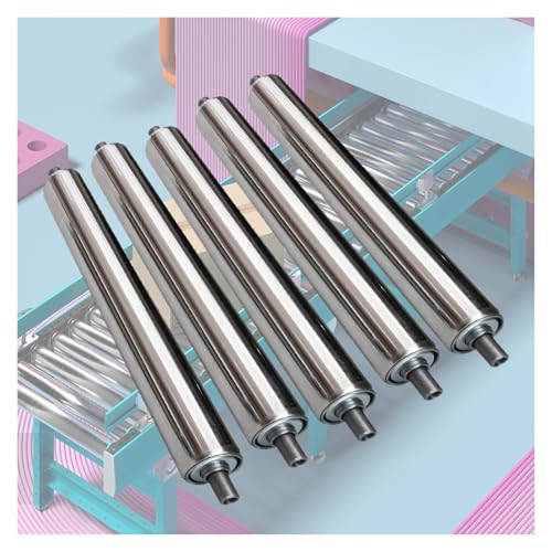 Förderrollen 2 Zoll – Hochleistungs-Ersatzrollen for Heimwerker und Industrie – mit gefederten Lagern(5packxL550MM) von EOMO