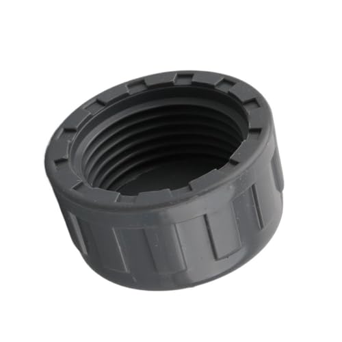 Graues PVC-Rohrverbinder-Set – 10 Stück 1/2 Zoll-1 Zoll Endkappe/T-Verbinder for die Gartenbewässerung – PVC-Innengewindeverbindung(Blue,3/4in) von EOMO