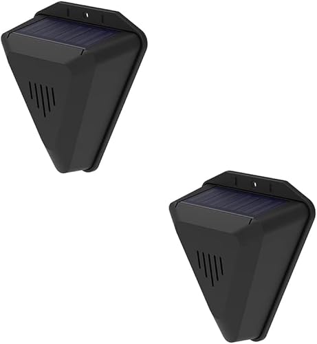 EONANT Solar Vogel Repeller Alarm mit 13 eingebauten Sounds und 129db Lautsprecher für Farm Ranch OrchardSchützen Sie Ihre Früchte! (2 Stück) von EONANT
