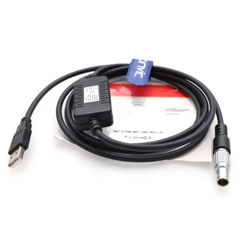 Eonvic 767899 GEV234 Geosystem USB-Datenkabel 8-poliger Stecker auf USB für GS10/GS15/GS18 TM50/TS50 TM60/TS60/MS50, verbindet CS mit GS oder CS mit PC von EONVIC