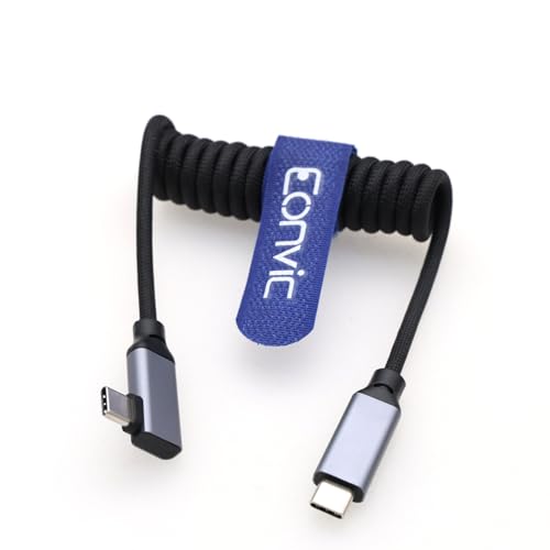 Eonvic USB Typ C 3.2 Gen 2 20Gb/s 100W 4K 60Hz Ladedaten Geflochtenes Spiralkabel für iPhone 15 Pro Max Plus Samsung Galaxy Tablets Laptops Blackmagic Sony FX3 Kamera Eonvic USB Typ C 3.2 Gen 2 20Gb/s 100W 4K 60Hz Ladedaten Geflochtenes Spiralkabel für iPhone 15 Pro Max Plus Samsung Galaxy Tablets Laptops Blackmagic Sony FX3 Kamera von EONVIC