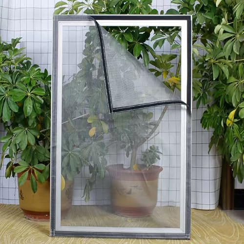 85x170cm Insektenschutz Fliegengitter Fenster Fliegenschutz ohne Bohren Mückengitter Schneidbar Fliegenschutzgitter von EOOXEKFX