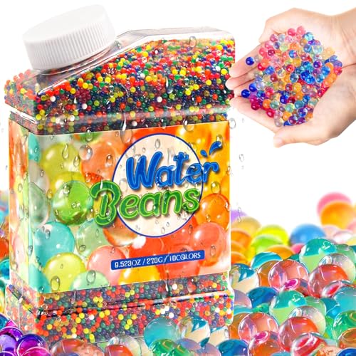 EOPUOZS Wasserperlen Bunte 50000 Stück, Wasserperlen Ungiftig, Water Beads Gelperlen für Pflanzen, Blumen, Vase Füllstoff und Deko von EOPUOZS