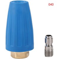 Eosnow - 1/4 'Schnellanschluss Hochdruck -Waschmaschine Reiniger Zubehör Spray Turbo Düse 3000psi 4.0 Eosnow - 1/4 'Schnellanschluss Hochdruck -Waschmaschine Reiniger Zubehör Spray Turbo Düse 3000psi 4.0 von EOSNOW