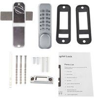 Eosnow - 1- bis 11-stellige Code-Kombinationsnockentür aus Zinklegierung, praktisches Passwort-Sicherheitscode-Schloss von EOSNOW