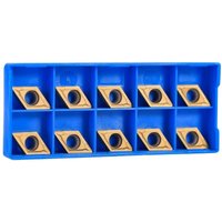 10 Stück cnc Hartmetallspitzen Einstze Klingenschneider Drehmaschine Drehwerkzeug mit Box - Eosnow 10 Stück cnc Hartmetallspitzen Einstze Klingenschneider Drehmaschine Drehwerkzeug mit Box - Eosnow von EOSNOW