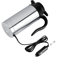 12 v 750 ml Edelstahl Elektroauto Wasserkocher Heizung Tasse Kaffeetasse Reise Wasserflasche - Eosnow von EOSNOW