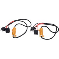 2 Stück H7 LED-Decoder 50 w 6 Ohm Lastwiderstand Blitzfehlerfreier Unterdrücker für Autoscheinwerfer-Blinker - Eosnow von EOSNOW