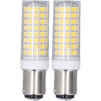 Eosnow - 2 Stück LED-Maisbirne BA15D 10 w dimmbar energiesparend 102 LEDs Keramikglühbirne ac 100-120 v von EOSNOW
