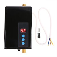 220 v 5,5 kW Mini Instant Electric Warmwasserbereiter Tankless Dusche Heißes System Küche Schwarz - Eosnow von EOSNOW
