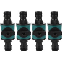 Eosnow - 4PCS -Schlauch Schnellanschluss Kunststoff Leckage Proof Dual Head Gartenadapter für Bewässerungssysteme von EOSNOW