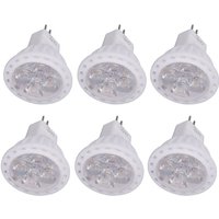 Eosnow - 6 Stück 360 lm LED-Glühbirnen MR11 4 w 12 v Spot-Glühbirnen mit GU4 Bi-Pin-Sockel für Zuhause, Hotel, warmes Licht 3000 k von EOSNOW