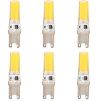 6 Stück G9 LED-Glühbirne, cob, dimmbar, professionelle G9-LED-Glühbirne, Ersatz für Wandlampen, Tischlampen, 220 v, warmes Licht - Eosnow von EOSNOW