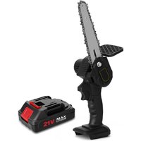 Eosnow - 6 Zoll 21 v (zwei Batterie) Tragbare Mini Elektrisch Elektrisch Infiniert variable Geschwindigkeiten Beschneiden Sägen wieder aufladbare von EOSNOW