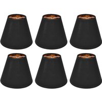 6PCS Stoff Lampenschirm Tuch Clip Auf Lampenschirm für E14 Tisch Kronleuchter Boden Licht Wand Lampe Schlafzimmer Dekor - Eosnow von EOSNOW