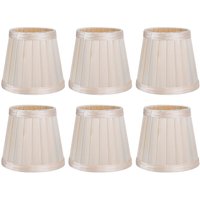 Eosnow - 6PCS moderne einfache Kronleuchter Anhnger Lampe Schatten Abdeckung Stoff Lampenschirm für Home Wandleuchte von EOSNOW