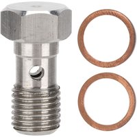 Eosnow - 7/16inx20 unf Hohlschraube Edelstahl 25mm langer Bremsmontageadapter mit 2 Unterlegscheiben von EOSNOW