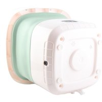 Eosnow - 7.5L Mini Tragbarer Eimer -Waschmaschine Faltbare Waschmaschine mit weichem Drehen und Entwässerungsrohr 100‑240 v Grüner eu -Stecker von EOSNOW