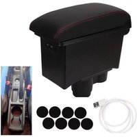 Center -Konsolen -Armlehnenbox mit 3 usb -Anschlüssen Doppelschichtlager künstliches Leder für Duster 2019-2022 - Eosnow Center -Konsolen -Armlehnenbox mit 3 usb -Anschlüssen Doppelschichtlager künstliches Leder für Duster 2019-2022 - Eosnow von EOSNOW