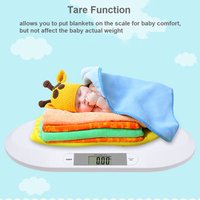 Digitale Babyskala zum Gewicht von bis zu 20 kg/44lb Säuglingsanborn lcd -Bildschirmanzeige 2 Modi (kg/lb) Genauige Babys Kleinkinder - Eosnow von EOSNOW