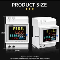 Eosnow - Einphasige Strommesser Haushalt Intelligente elektrische Führungsschiene Installation Wechselstrom Spannungsstromfrequenz Energy Faktor Eosnow - Einphasige Strommesser Haushalt Intelligente elektrische Führungsschiene Installation Wechselstrom Spannungsstromfrequenz Energy Faktor von EOSNOW