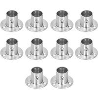 Eosnow - 10Set Flansch Halter Basis verdicken Edelstahl Schrank Stange Rohr Halterung HardwaresΦ19 von EOSNOW
