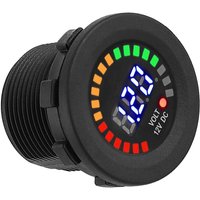 12V Motorrad Auto led Digitalanzeige Voltmeter Wasserdicht Spannung Voltmeter Messgert Schwarz Neu - Eosnow von EOSNOW