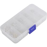 Eosnow - 150 Stück M2 M2,5 M3 M4 M5 Schrauben Bolzen Muttern Unterlegscheiben Sortiment Kit in Box von EOSNOW