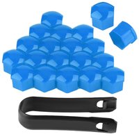 Eosnow - 20 Stück 17 mm Mutter Auto Rad Auto Nabenschraube Schutz Anti-Diebstahl-Abdeckkappe Blau Eosnow - 20 Stück 17 mm Mutter Auto Rad Auto Nabenschraube Schutz Anti-Diebstahl-Abdeckkappe Blau von EOSNOW