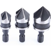 3-teiliger 1/4-Zoll-Sechskant-12/16/19-mm-Senkbohrsatz für Schnellwechsel-Bits aus Holz und Metall - Eosnow von EOSNOW