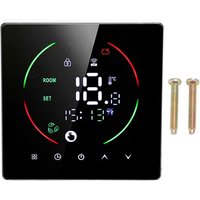 Eosnow 3A WiFi-Thermostat, Fußbodenheizung, LED-Touchscreen, Wandmontage, intelligenter Temperaturregler mit Luftfeuchtigkeit und Wetter von EOSNOW